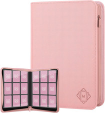 Trading Card Binder with 9 Side Loading Pocket Card Album Hold Up to 540 Cards P