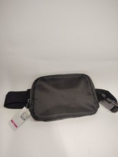 NWT Black Belt Bag Fanny Pack Adjustable Up To 42 In