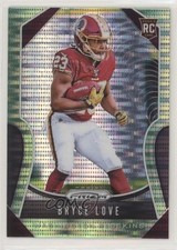 2019 Panini Prizm Rookies Neon Green Pulsar Prizm Bryce Love #325 v4j