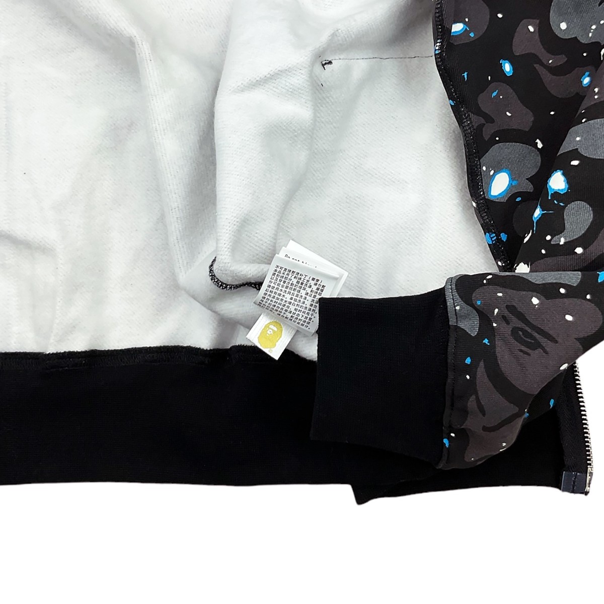 BAPE Space Camo Shark WGM Full Zip Hoodie Black | A Bathing Ape | eBay