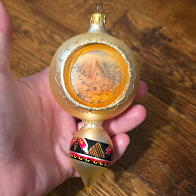 Hand-Blown Glass Christmas Ornament Made In Columbia