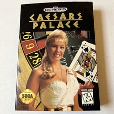 Caesars Palace (Sega Genesis, 1993)  Complete in Box - CIB Tested