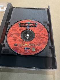 Ghen War (Sega Saturn, 1995)  W/ Disc Manual and Case (Good Condition)