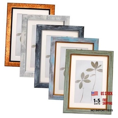 Picture Frame Set of 5, Vintage Photo Frame, Rustic Retro 5x7 Mix Color