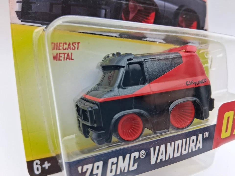 CAR TUNED '79 GMC VANDURA BLACK & RED SERIES 2 CAR #7 CUSTOMS (A-TEAM) DIECAST - Image 2 of 4