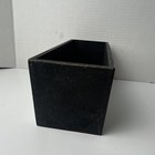 Large Wood Rectangular Black Window Box Planter Hand-Painted Snowman Village — photo 5