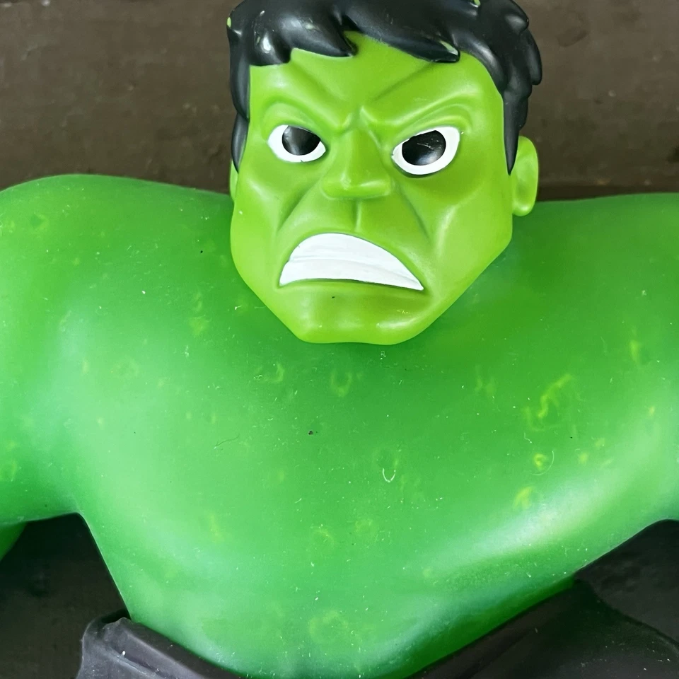 Figura Heroes Of Goo Jit Zu Marvel Hulk Avengers Glow Stretch Moose Foto 3 de 4