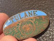 Tulane University Louisiana Vintage Enameled Badge / Token 