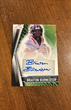 Braxton Burmeister 2022 SAGE Autographs Black Auto A-BB2 Ducks Aztecs Rams