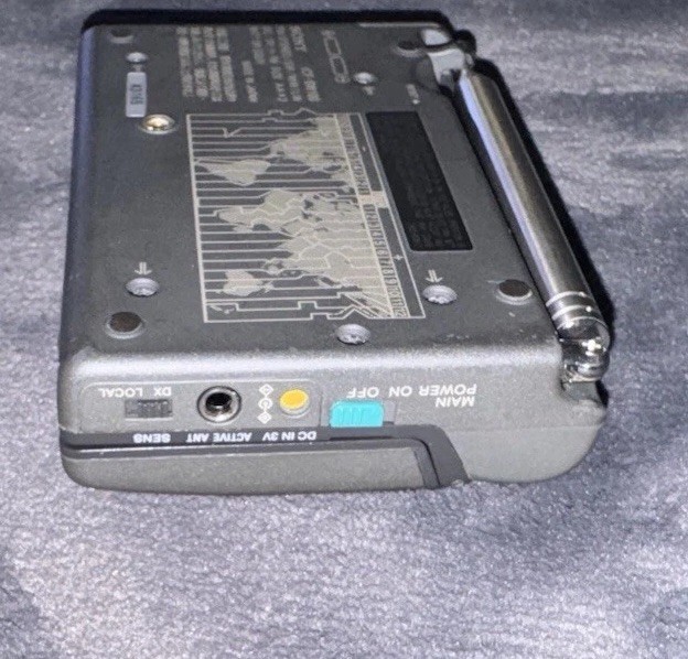 【稼働品】SONY ICF-SW1S AN-101アクティブアンテナ付属 ケース Vintage Sony ICF-SW1S Case, AN-101 Active Antenna & Controller