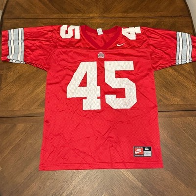 Nike Ohio State Buckeyes Jersey Mens XL Red 45 Andy Katzenmoyer Vintage USA Made