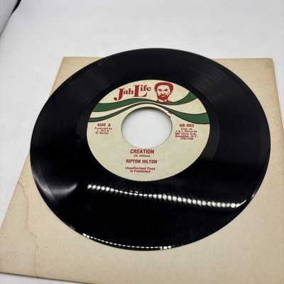 Ripton hylton vinyl 7 Creation Jah Lite Hb-003