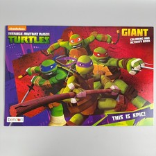 Nickelodeon Teenage Mutant Ninja Turtles Giant Coloring  Activity Book, 24 Page