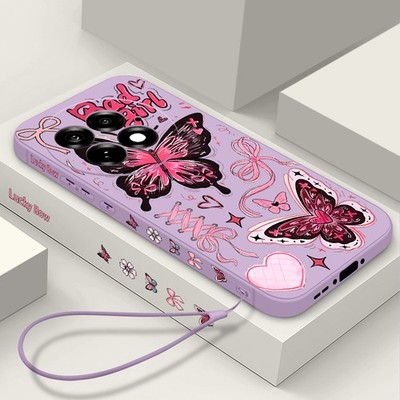 Handyhülle für OnePlus 15 13 12 13R 11R 12R Nord 5 ACE5 Butterfly Silicone Cover