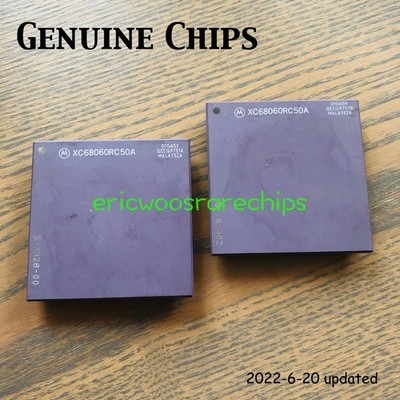 Motorola 68060 XC68060RC50A 01G65V 50MHz Vintage CPU Real Rev5. x 1pc