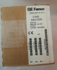 GE Fanuc IC660BBA100M Genius Analog Block. NEW 