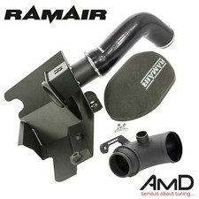 Kit de inducción de filtro de aire turbo codo manguera negro RAMAIR MK7 Golf R 