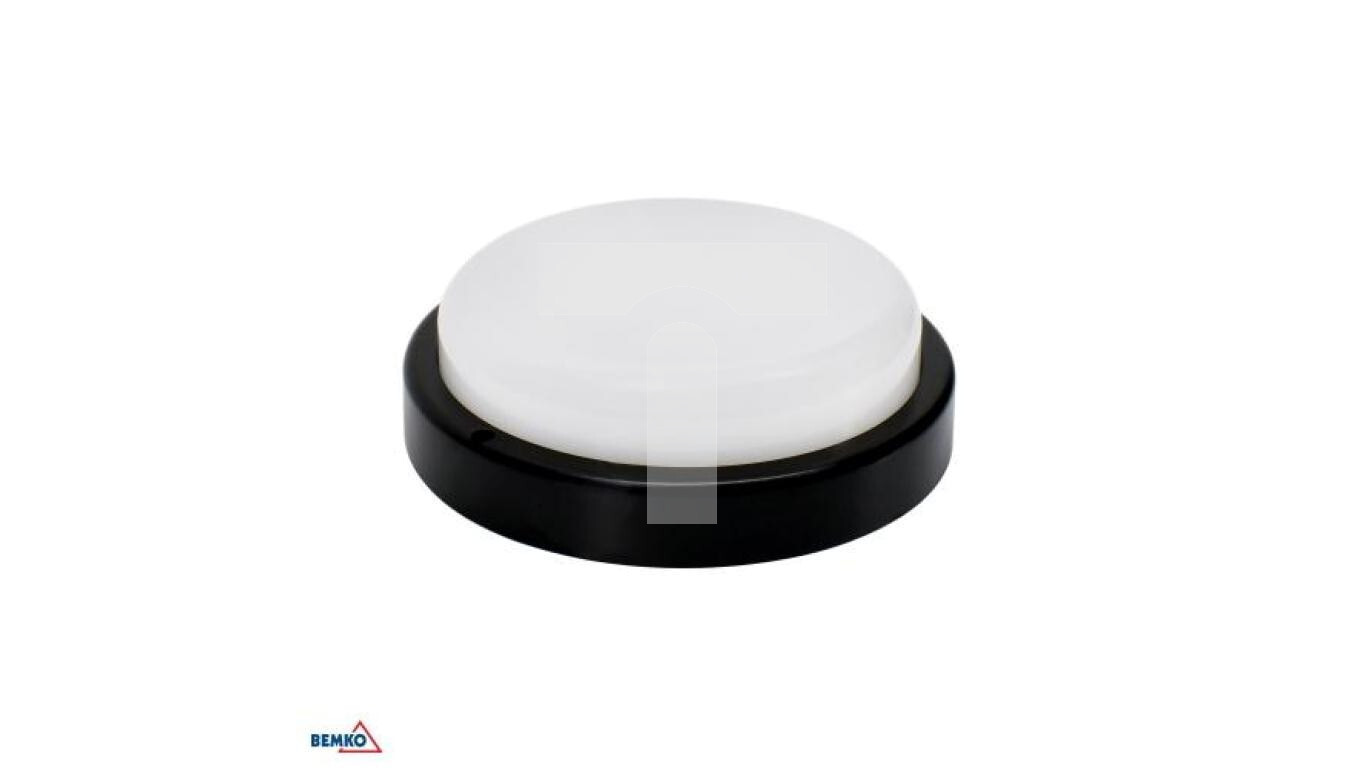 ROUND LED KANLO LUMINAIRES 12W 4000K 1150LM IP54 BLACK BLACK MIC. C45-KAN /T2UK