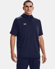 Men's Under Armour Command Short Sleeve Hoodie 1360690 NEW