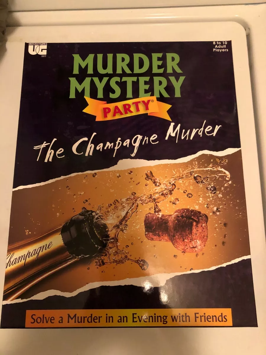 Murder Mystery Party: The Champagne Murder, for 8 Adult Players