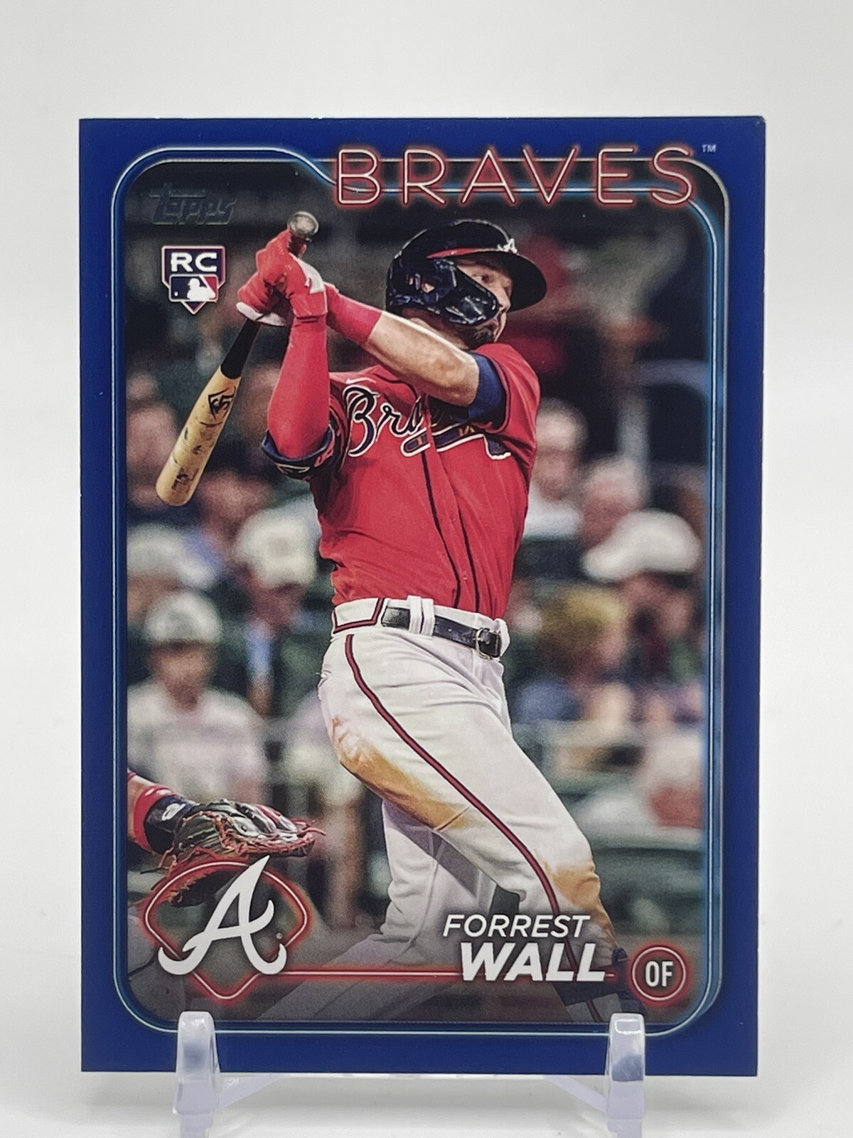 2024 Topps Series 2 Forrest Wall Royal Blue Parallel #391 Rookie Card RC D3