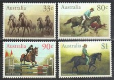 Australia Stamp 984-987  - Horses