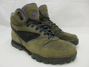 Vintage Nike Regrind ACG Brown Suede Hiking Boots Women's Size 7 | eBay