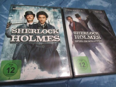 Sherlock Holmes  1 + 2 , Film  DVD , FSK  12 ,  Spielfilm  Kult  /  Nostalgie