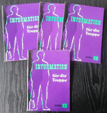 4 x HEFTE: INFORMATION F&Uuml;R DIE TRUPPE