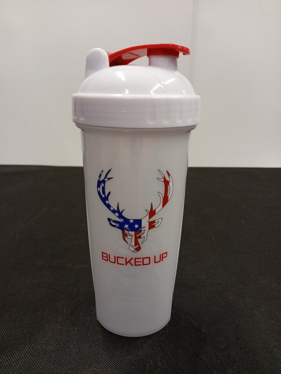 DAS Labs Bucked Up Perfect Shaker Cup Red, White, Blue Full Size