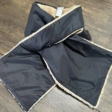 UGG ALL WEATHER PULL THROUGH SCARF WOMENS ONE SIZE 50" L x1 0" W ~ BLACK/BROWN