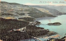 Valdres Lake Norway Oyangen Beitostolen Skammestein Harbor Bay Vtg Postcard C26