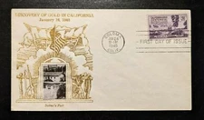 1948 Coloma California Sutters Fort Crosby FDC Cover