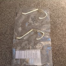 Haczyk na kapelusz i płaszcze mosiądz efekt pakiet 2 szt.