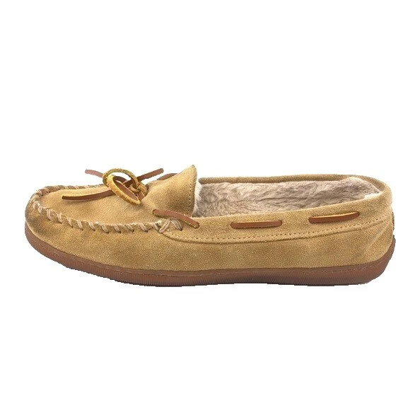 Тапочки женские Minnetonka с верхней кожаной обувью 10 США
