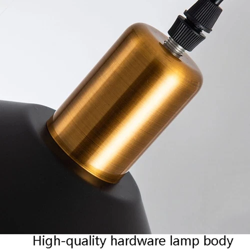 Farmhouse Matte Black Barn Pendant Light 1-Light Mid Century Dome Dining Room - Picture 7 of 9