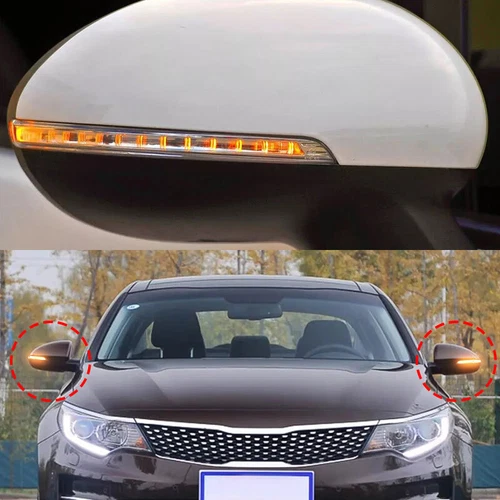 2PCS For Kia Rio 2012-2016 Left&Right Side LED Mirror Turn Signal Light Lamp - Picture 2 of 10