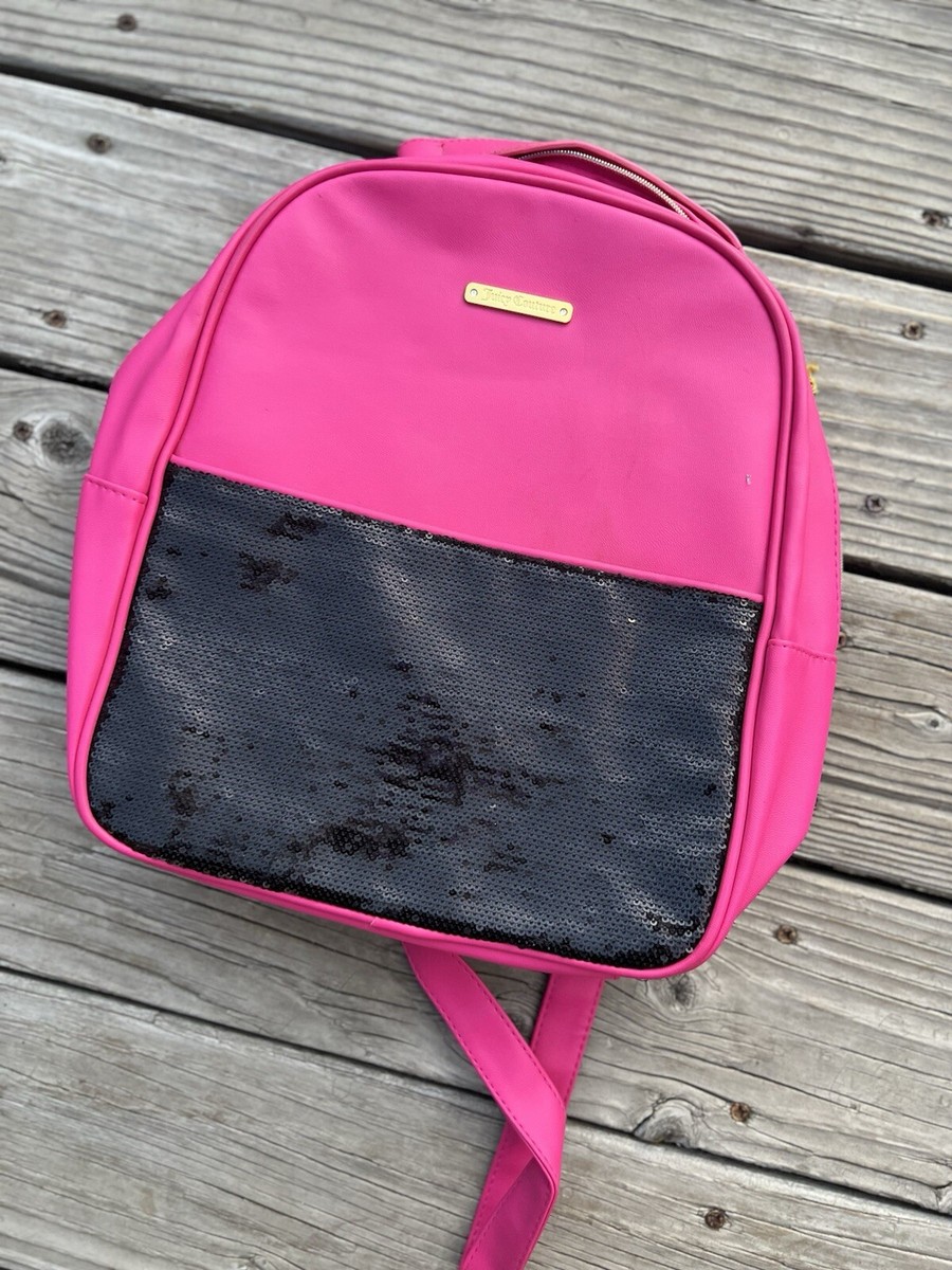 JC Pink and Black Sequin Backpack Juicy couture sequin backpack - Gem main image 2