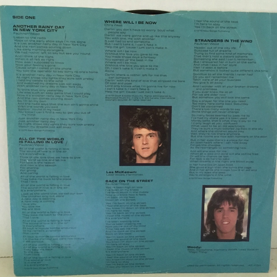 BAY CITY ROLLERS LP STRANGERS IN THE WIND - Image 4 of 4