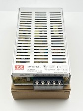 NEW MEAN WELL SP-75-12 POWER SUPPLY 100/240AC TO 12VDC 6.3A
