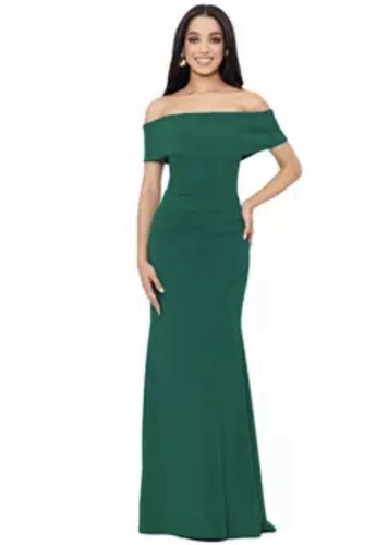 NEU Betsy & Adam schulterfreies gerissenes Damenkleid