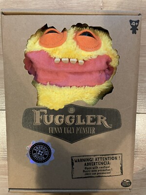 FUGGLER #26 Funny Ugly Monster (Snuggler Edition) Grin Grin Yellow Toy NEW/BOXED
