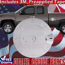 2007-2011 2012 2013 CHEVY SILVERADO GMC SIERRA 1500 Chrome Fuel Gas Door COVER