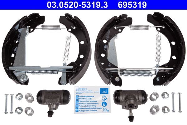 ATE 03.0520-5319.3 Bremsbackensatz FüR Skoda VW-image