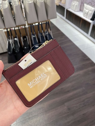 NWT Michael Kors Jet Set Travel Coin Key Chain Card Holder Wallet - Picture 120 of 130