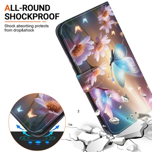Patterned Leather Cover Flip Wallet Case For Nokia 5.4/3.4/1.3/3.3/4.2/6.2/7.2 - Picture 3 of 32
