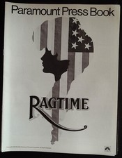 Ragtime Pressbook 1981 James Cagney, Howard E. Rollins Jr., Elizabeth McGovern!