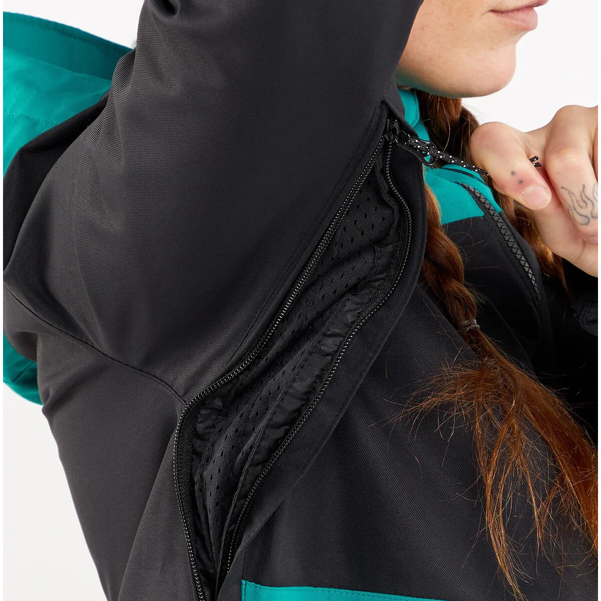Volcom Ashfield Snow Sweater Jacket Black Ski Jacket Women Winter - Main Image