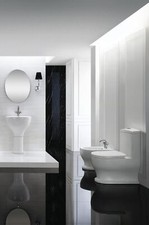 Modern Bathroom Toilet - One Piece Toilet - Dual Flush Toilet - Barron - 26.3"