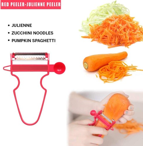 Magic Trio Vegetable Peeler Potato Fruit Slicer Julienne Kitchen Set of 3-9 PCS - Picture 5 of 12